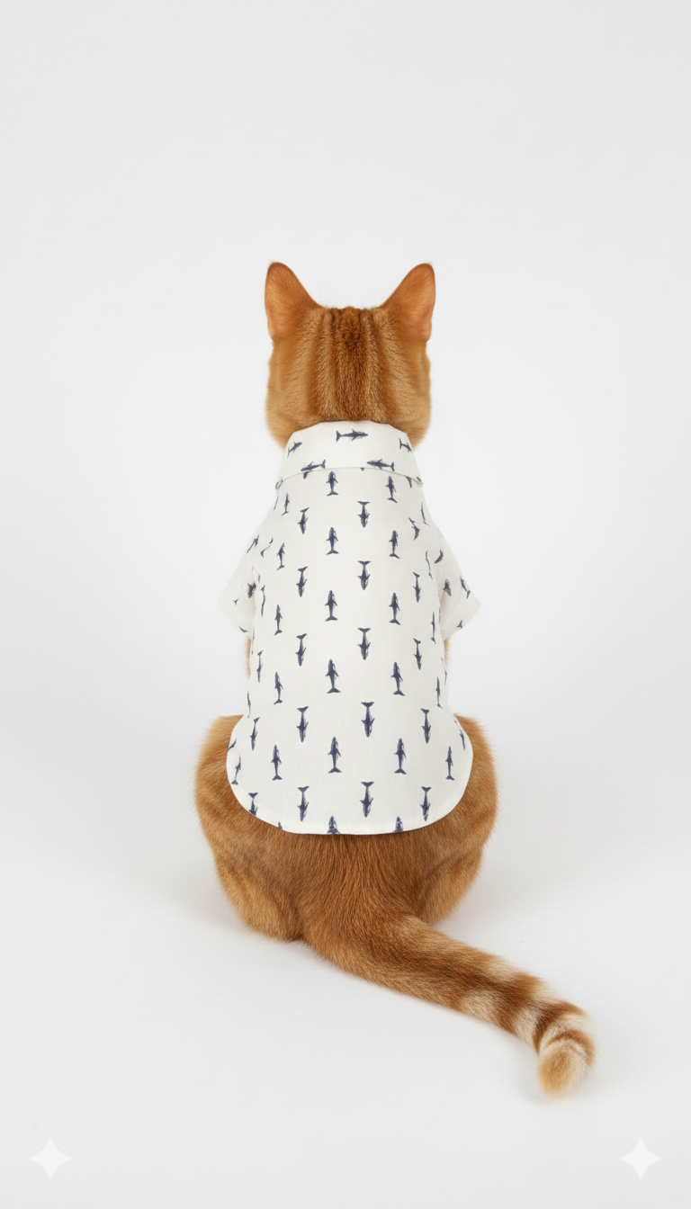 Sharky Waves Pet Shirt