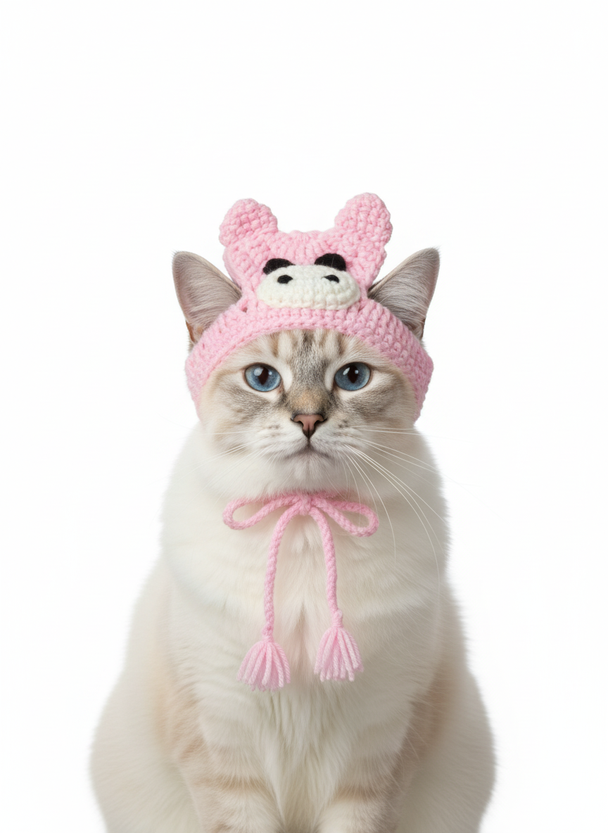 Piggy Handmade Crochet Hat