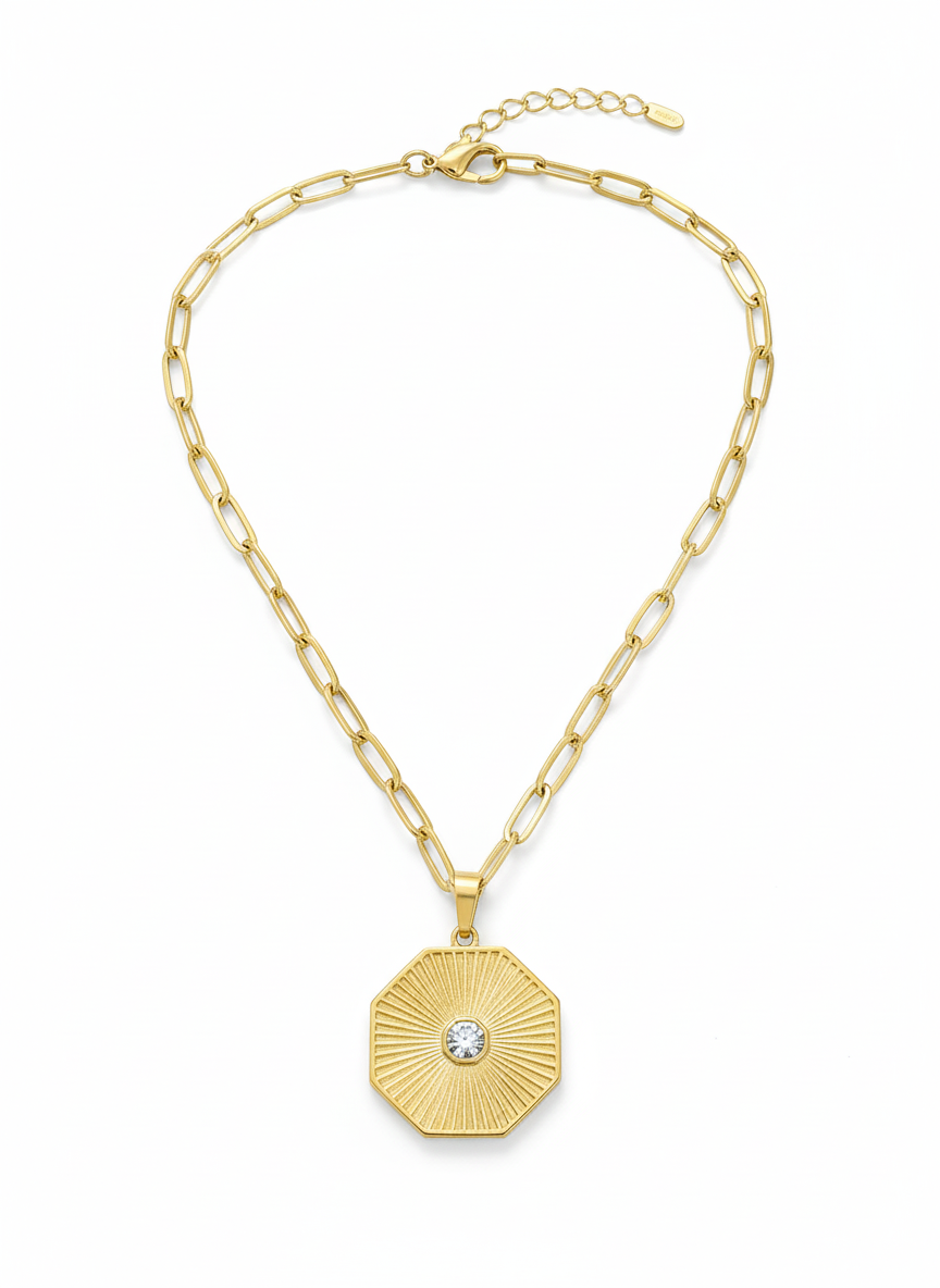 Solaris Medallion Necklace