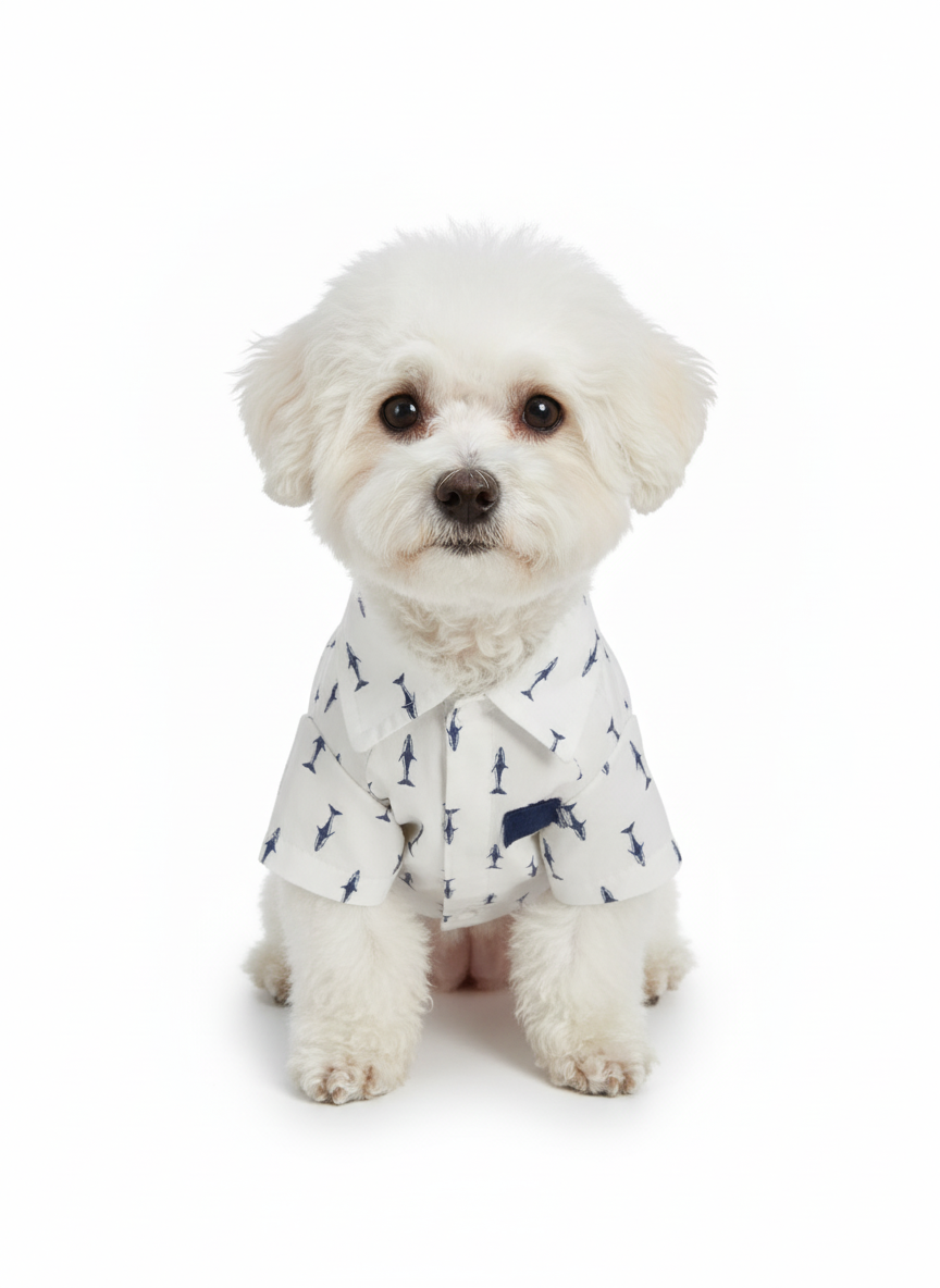 Sharky Waves Pet Shirt