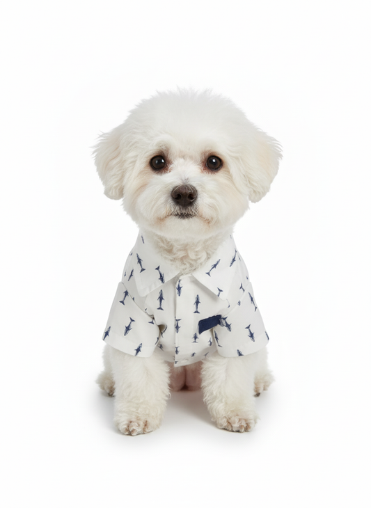 Sharky Waves Pet Shirt