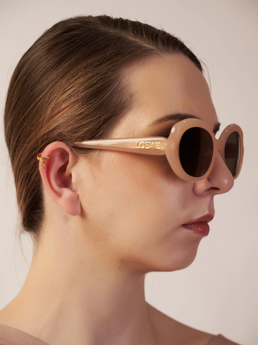 24k Gold Plated Jewellery Gravity Drop Ear Cuff