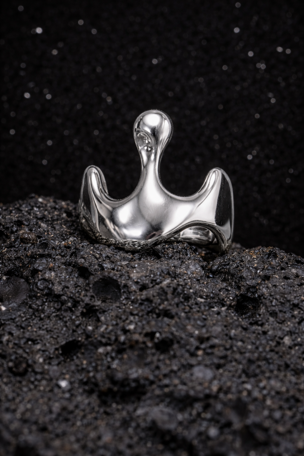 Celestial Drift Crome Ring