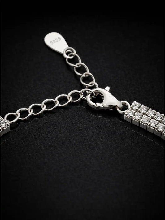 Luna Weave Bracelet crafted in 925 silver