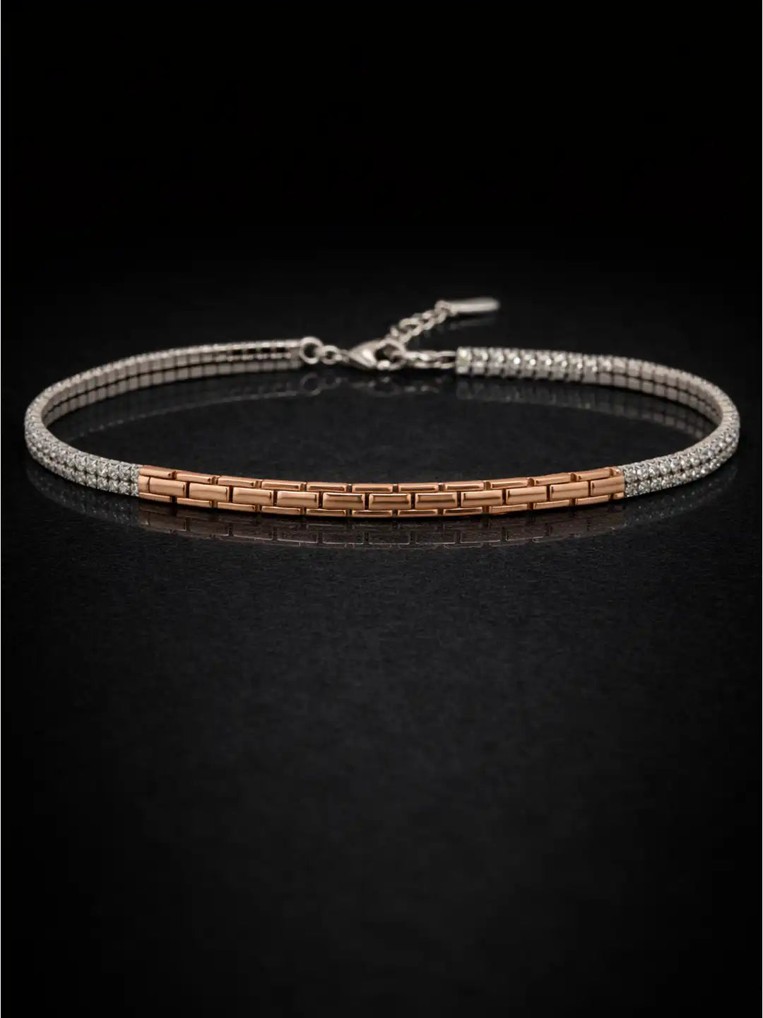 Luna Weave Bracelet crafted in 925 silver