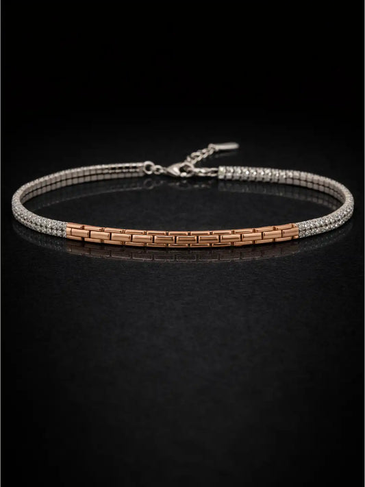 Luna Weave Bracelet crafted in 925 silver