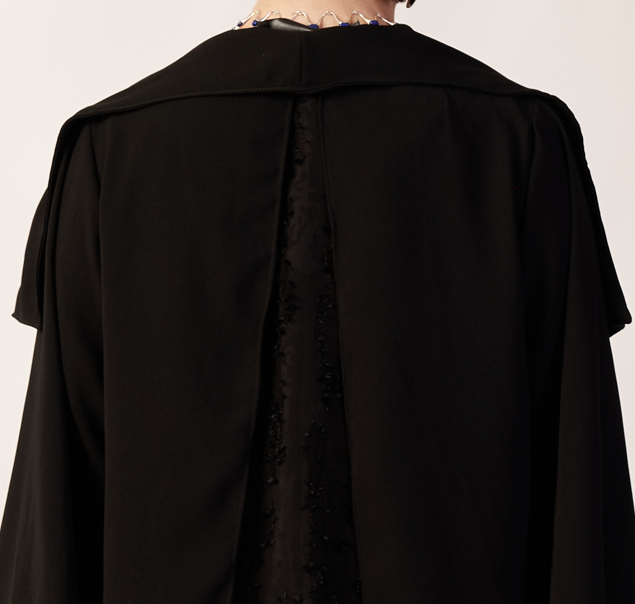 Lunar Eclipse Set : Women Wearing a Black coat - near Earth object | Women co-ord set | pret clothes | nEo Clothes
