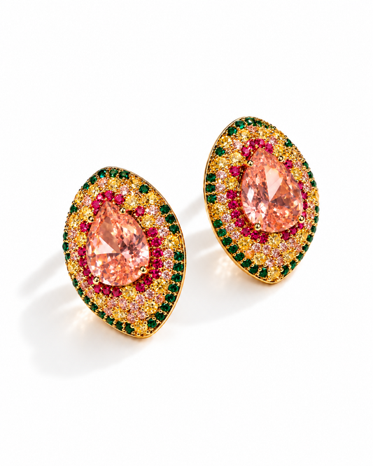 Rose Eclipse Earrings
