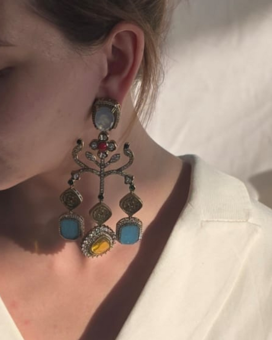 Palatine Drops Earrings - Heritage Jewelry by nEo