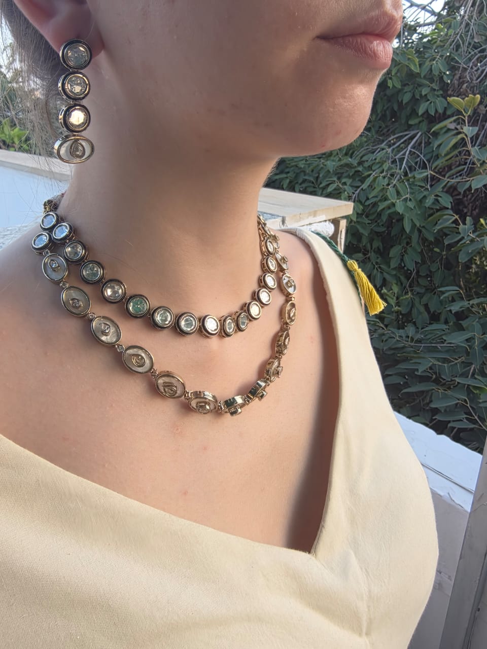 Rajsi Noor Set  Necklace & Earrings - Heritage Jewelry by nEo