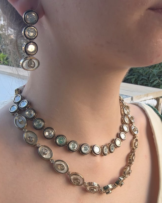 Rajsi Noor Set  Necklace & Earrings - Heritage Jewelry by nEo