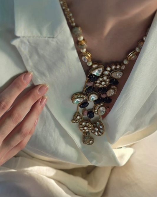 Regal Dynasty Set Necklace & Earrings - Heritage jewelry by nEo