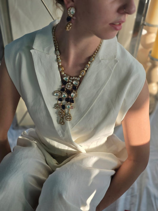 Regal Dynasty Set Necklace & Earrings - Heritage jewelry by nEo