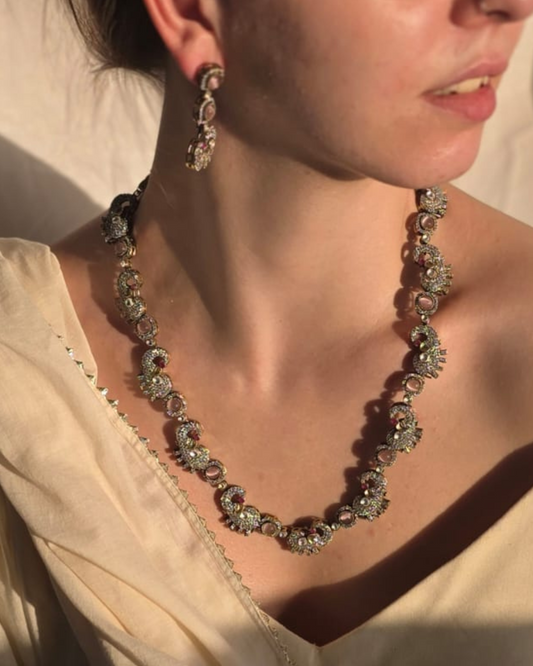 Regal Heirloom Set Necklace & Earrings - Heritage Jewellery by nEo