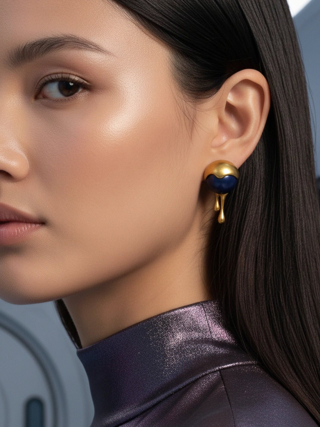 24k Gold Plated Jewellery Solar Drip Orbs