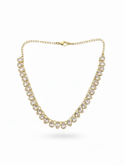 Golden Choker with with Gemstone.