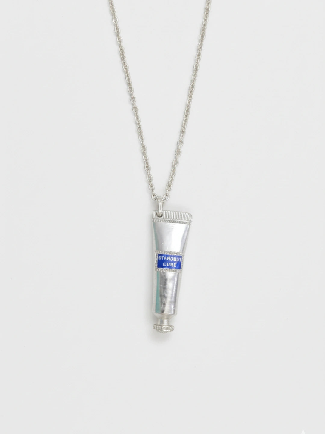 Silver Long Chain Tooth Past Necklace Jewellery Stardust Cure