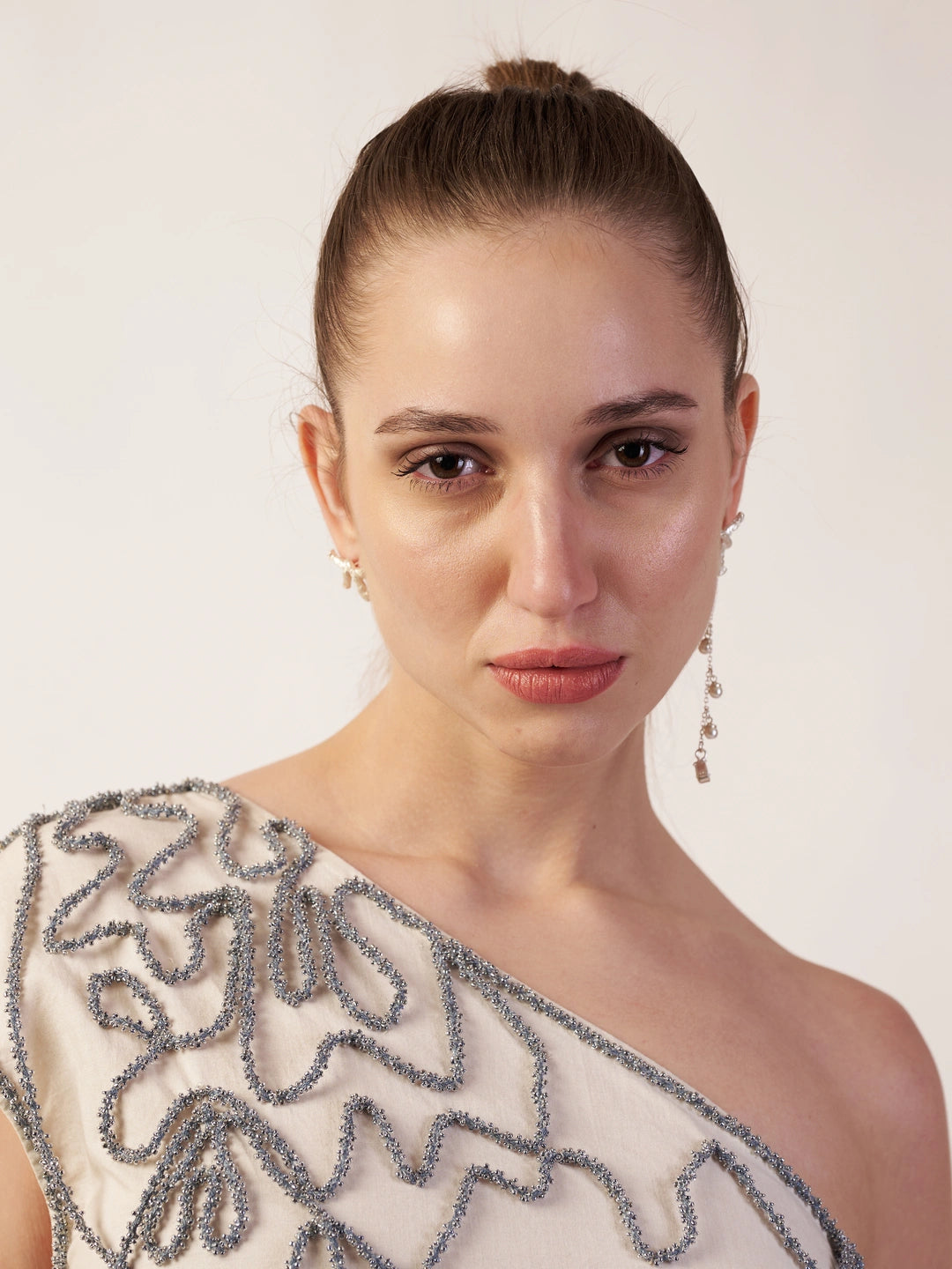 Silver Plated Earrings Stellar Bloom Earrings