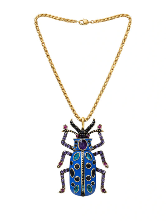 24k Gold Plated Jewellery Stellar Stag Amulet