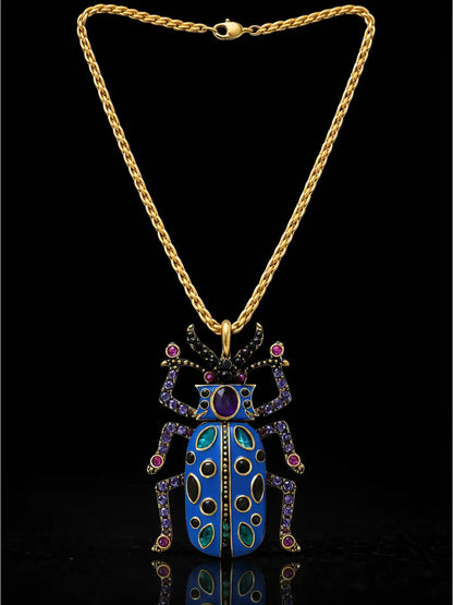 24k Gold Plated Jewellery Stellar Stag Amulet