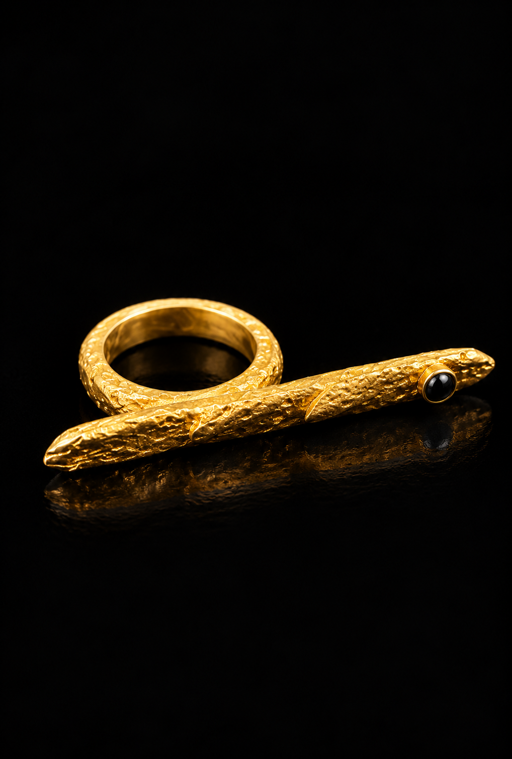 Obsidian Ember Ring (Man)