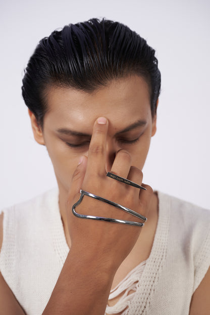 Combatant Silver Handpiece (Man)