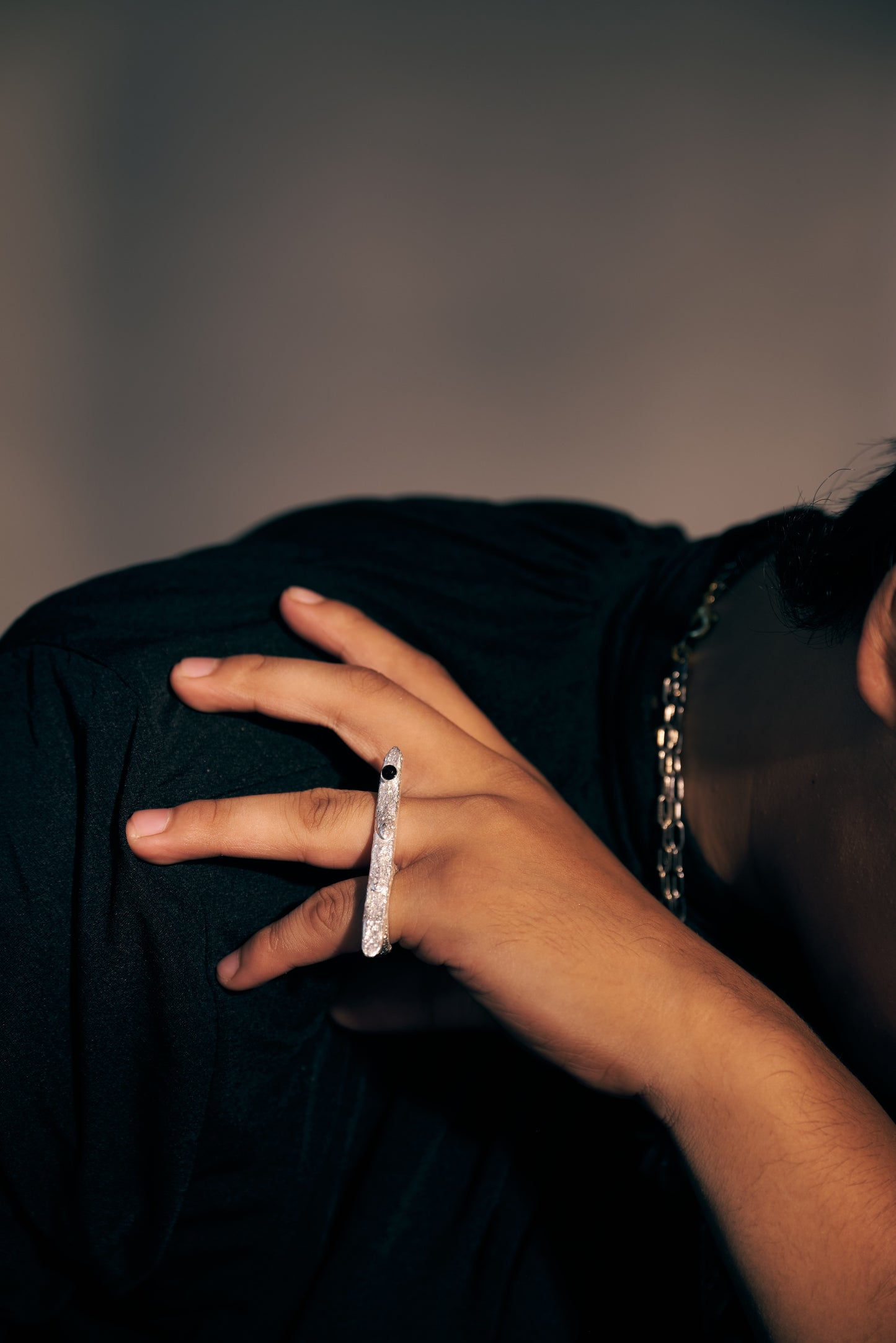 Voidfang Silver Ring (Man)