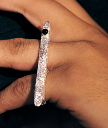 Voidfang Silver Ring (Man)