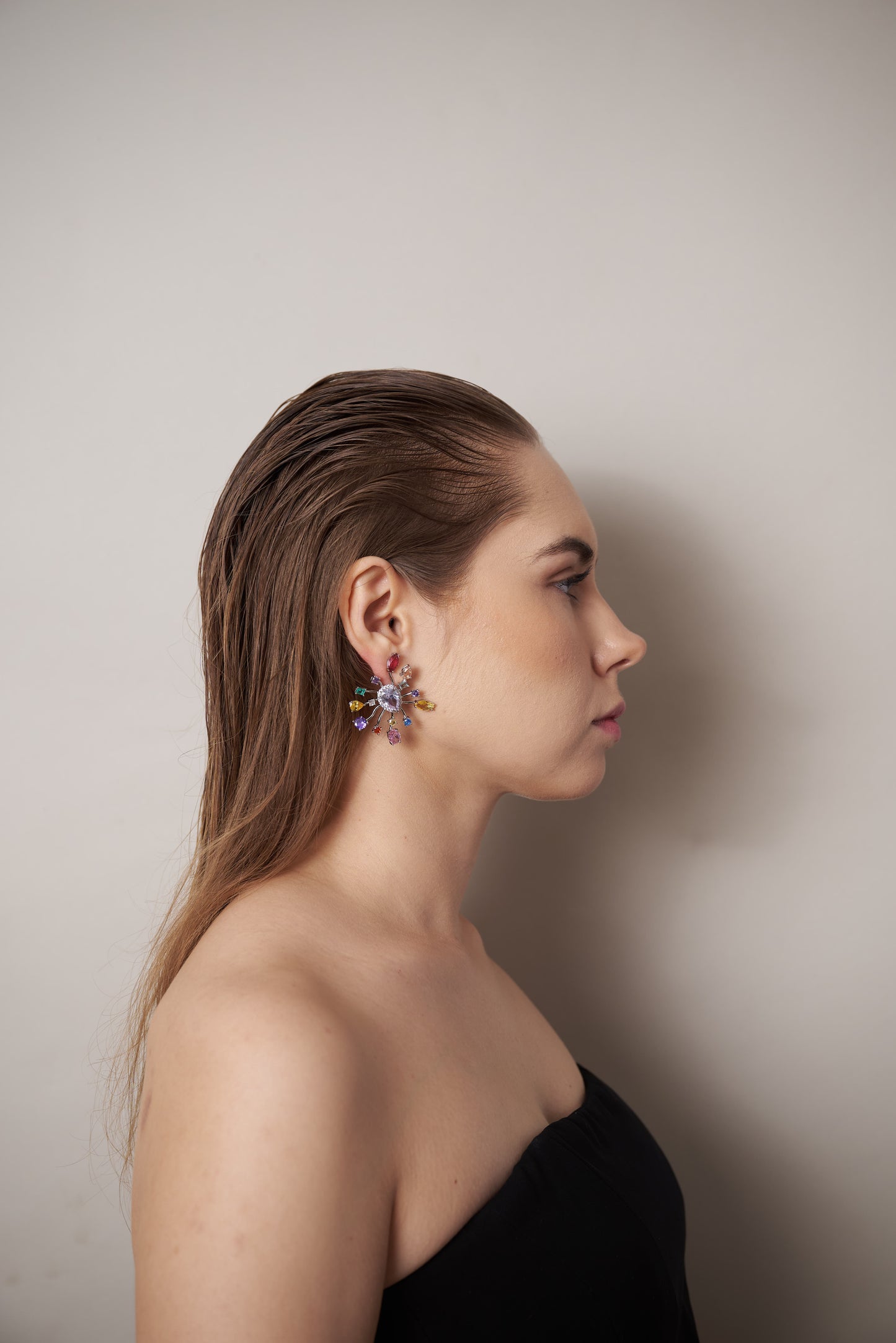 Vortex Stem Earring