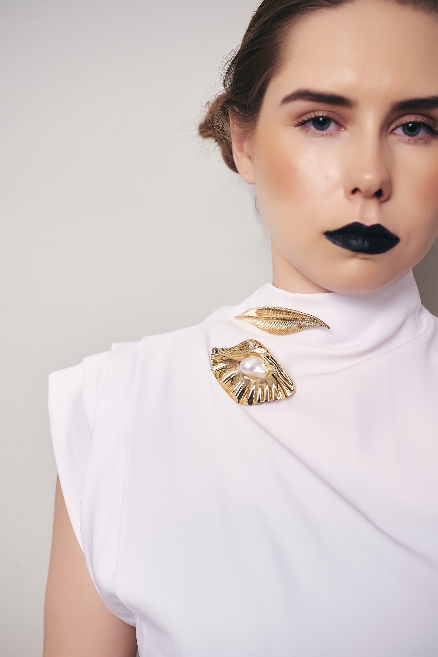 Cosmic Shell Brooch
