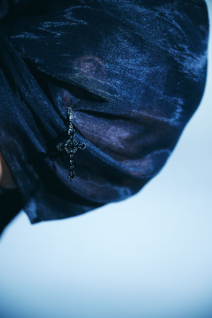 Black Onyx Cross Drops (Man)