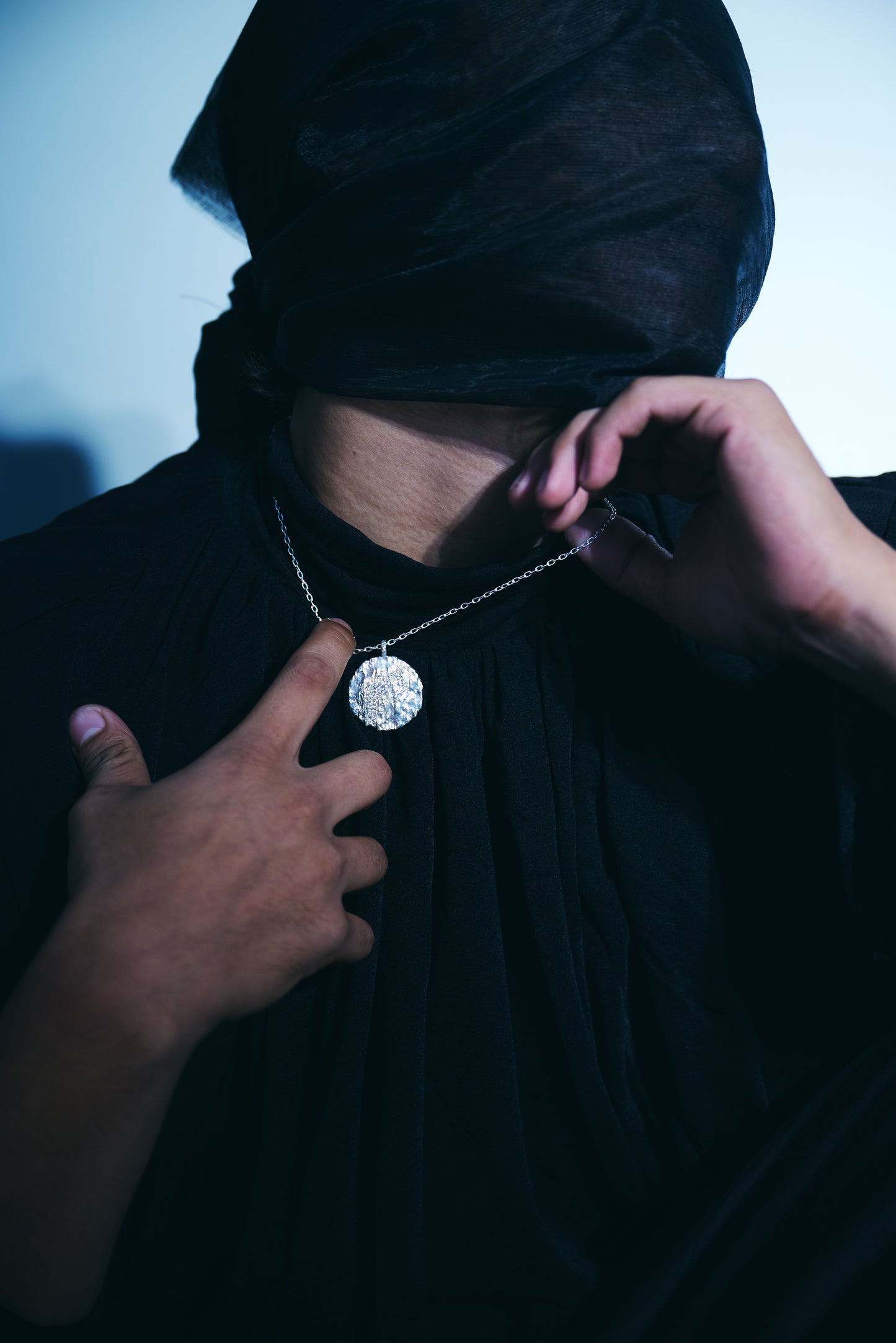 Moonrock Medallion Necklace (Man)