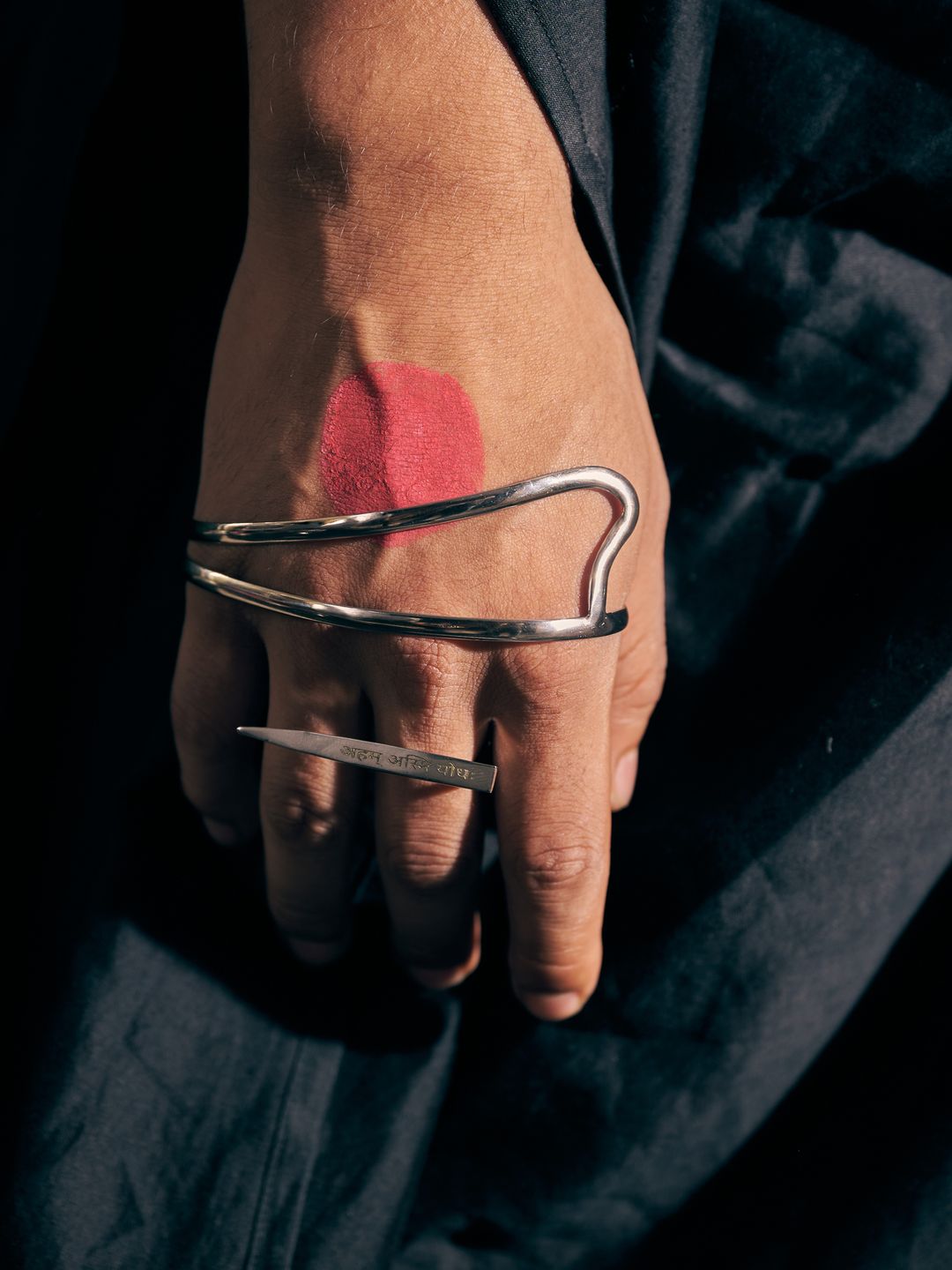 Combatant Silver Handpiece (Man)