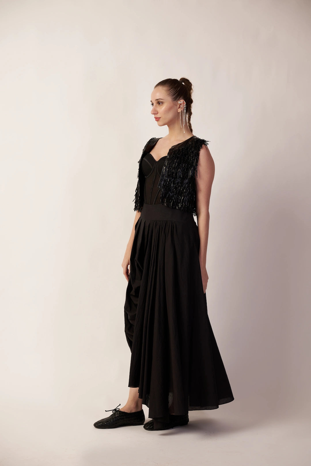 Horizon Draped Skirt