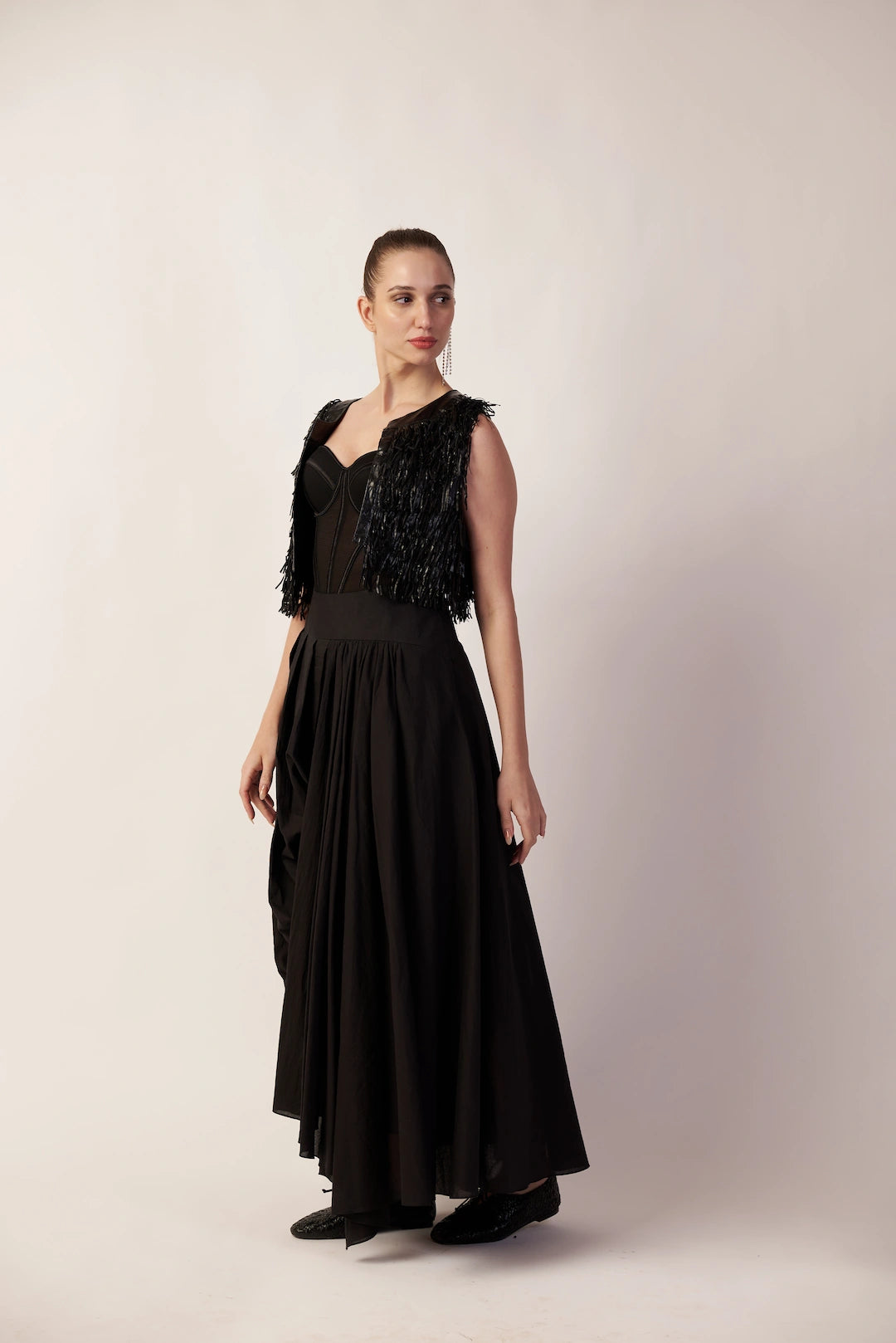 Horizon Draped Skirt