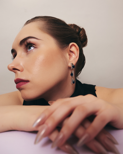 Midnight Orbit Earrings