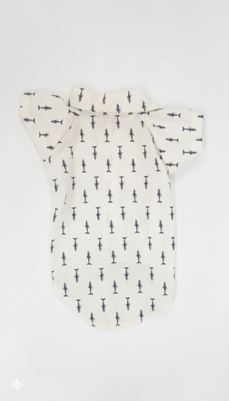 Sharky Waves Pet Shirt