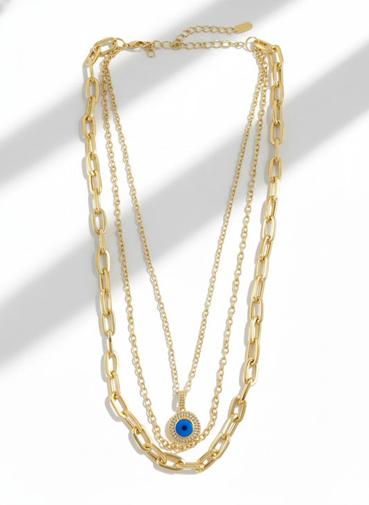 Orbit Guardian Necklace Layers