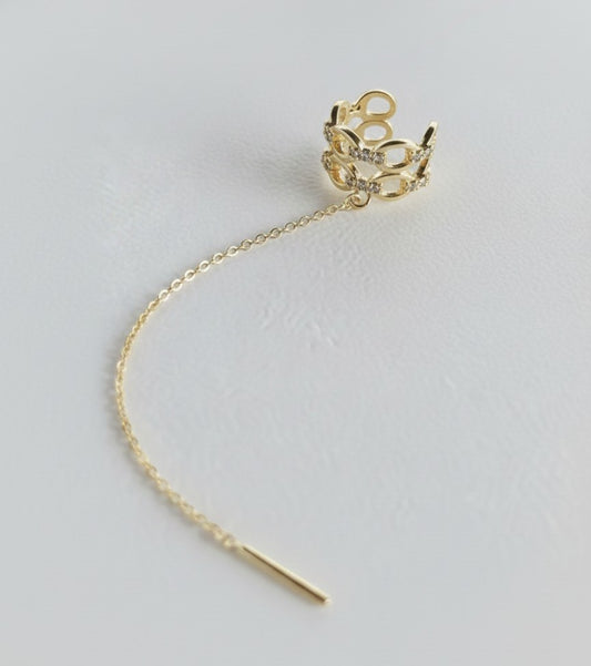 Celestial Chainfall Earcuff