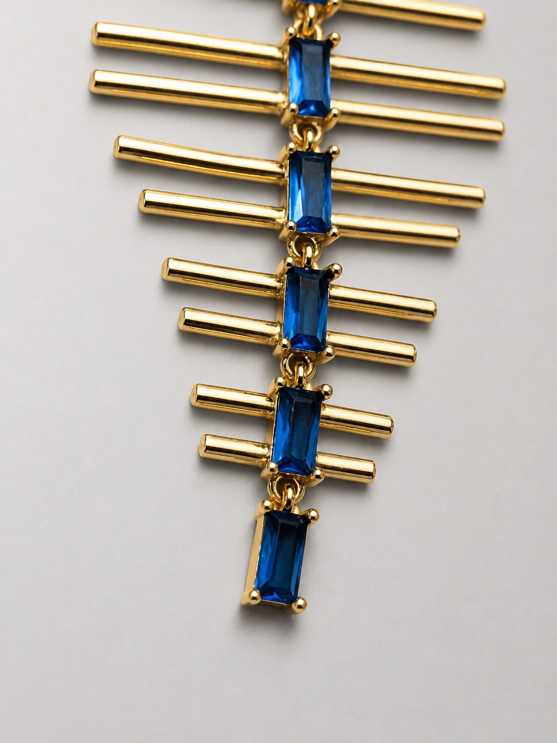Sapphire Edge Earrings