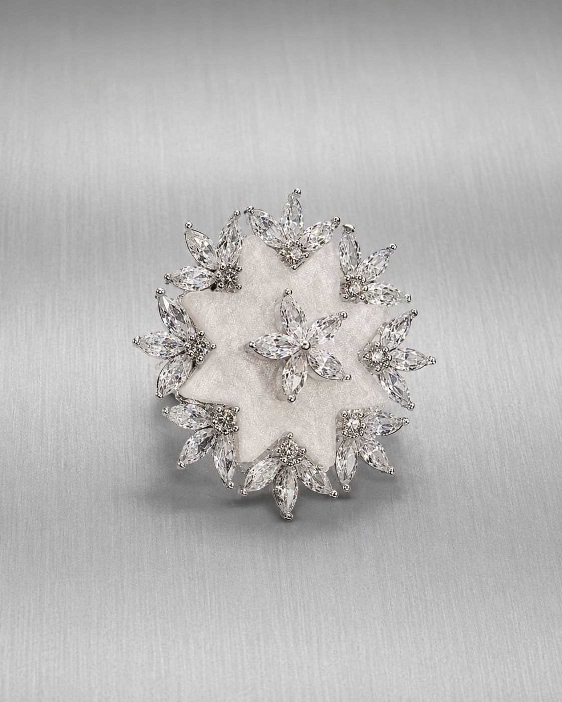 Moonlit Flora Ring