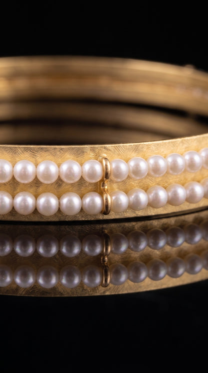Dusk Pearl Halo Choker