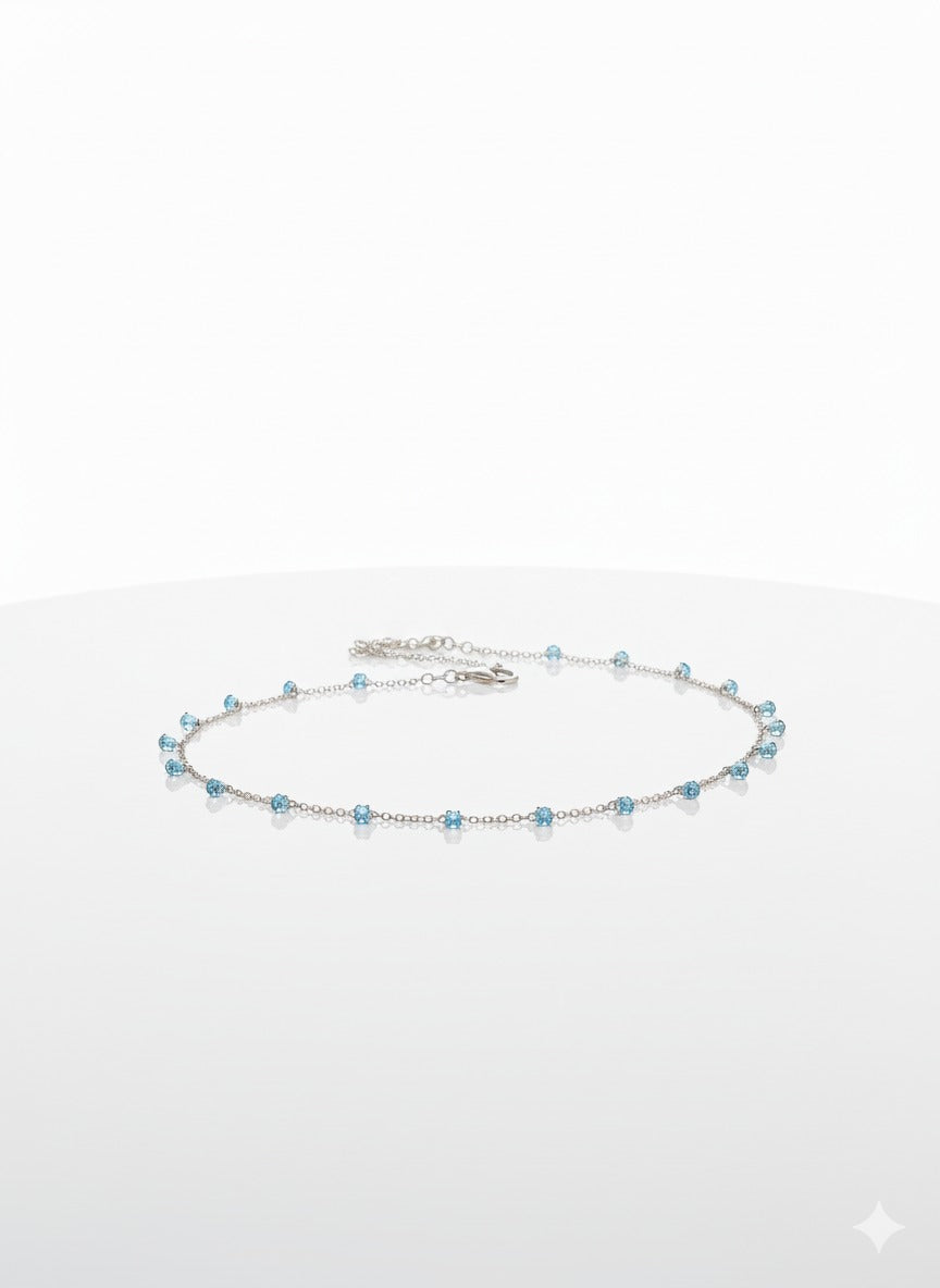 Aqua Orbit Necklace