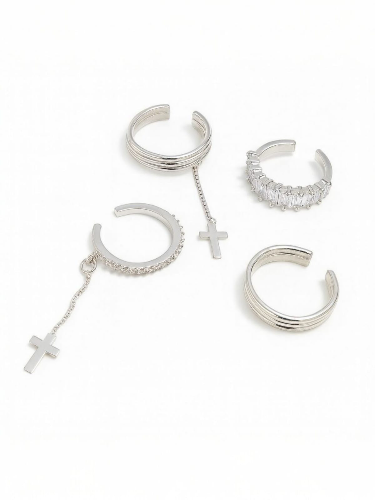 Whisper of Faith Ear Cuff (Stack of 4)