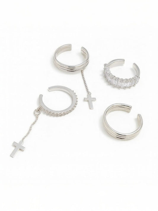 Whisper of Faith Ear Cuff (Stack of 4)