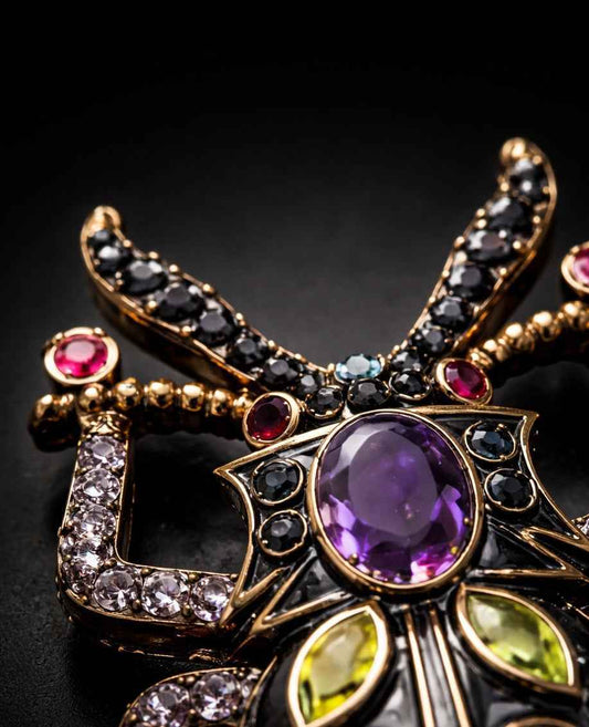 Stag Amulet Brooch (Man)