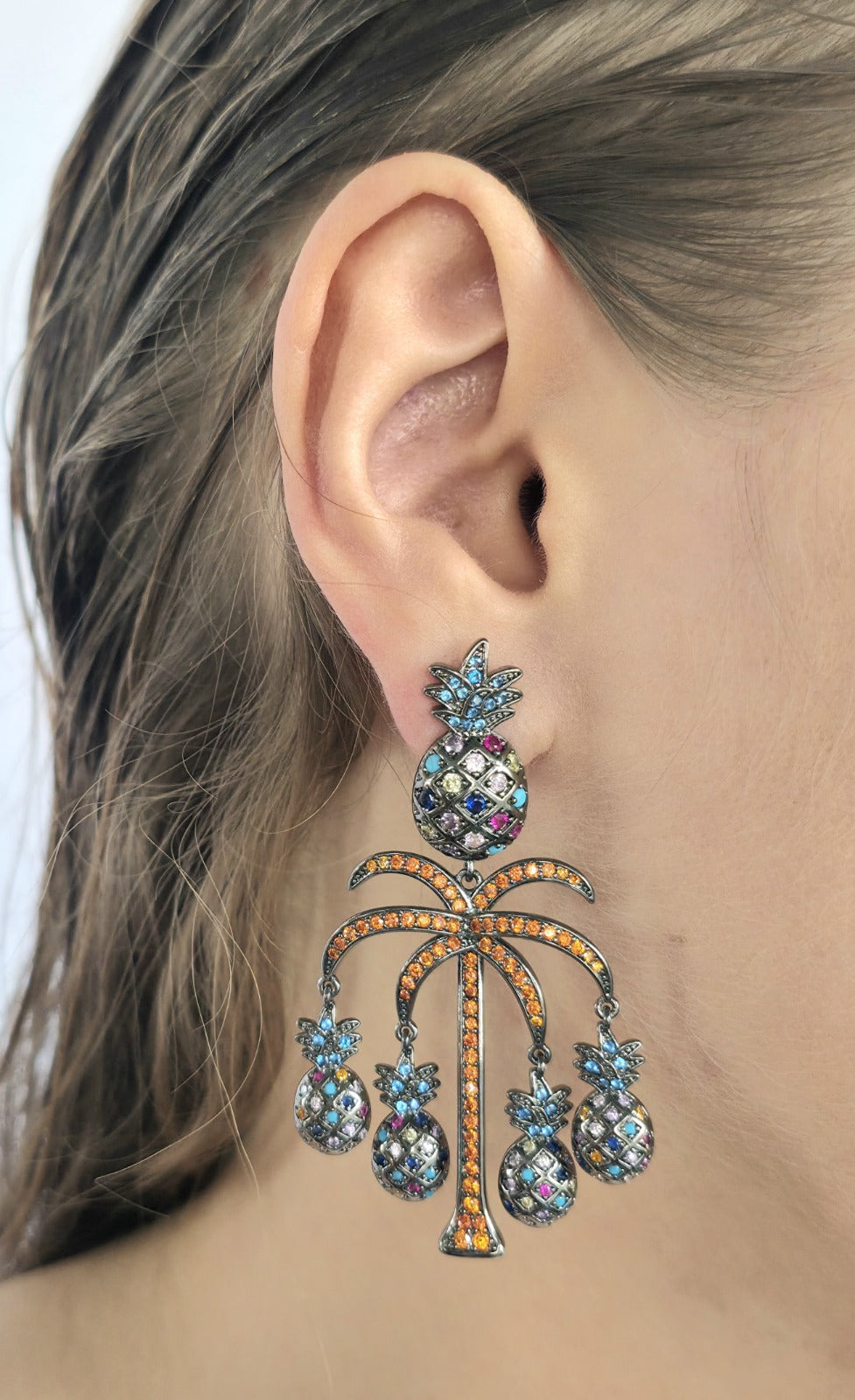 Bromeliad Nebula Earring