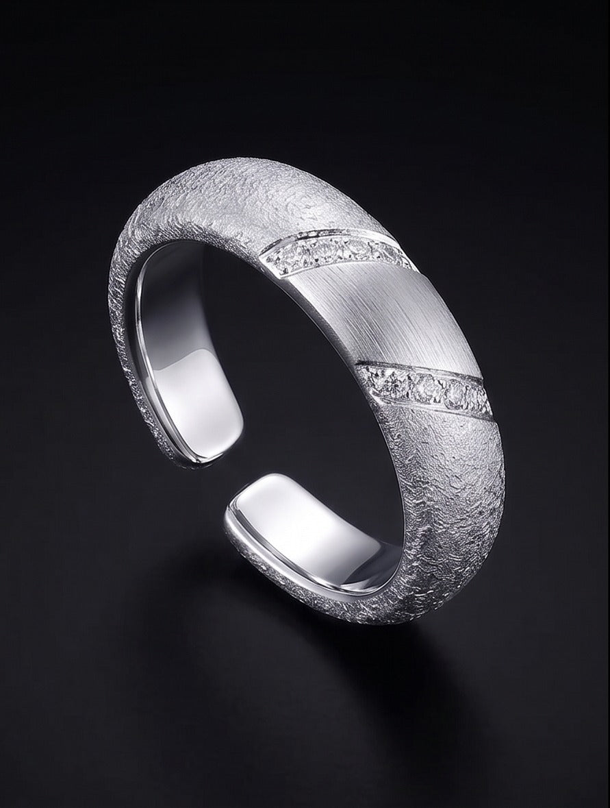 Moonlit Frost Ring