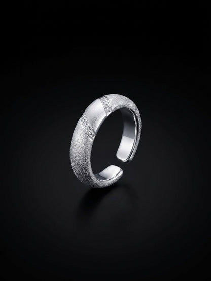 Moonlit Frost Ring